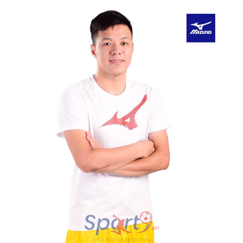 MIZUNO ÁO THỂ THAO T-SHIRT NAM MIZUNO TRẮNG